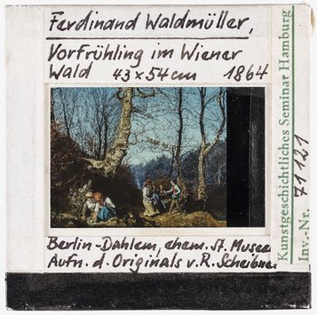 Vorschaubild Ferdinand Waldmüller: Vorfrühling im Wiener Wald. Berlin-Dahlem, ehem. Staatl. Museen 